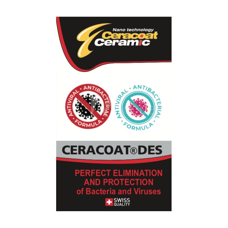 CERACOAT®DES désinfectant de longue durée - Nanotech-ceracoat